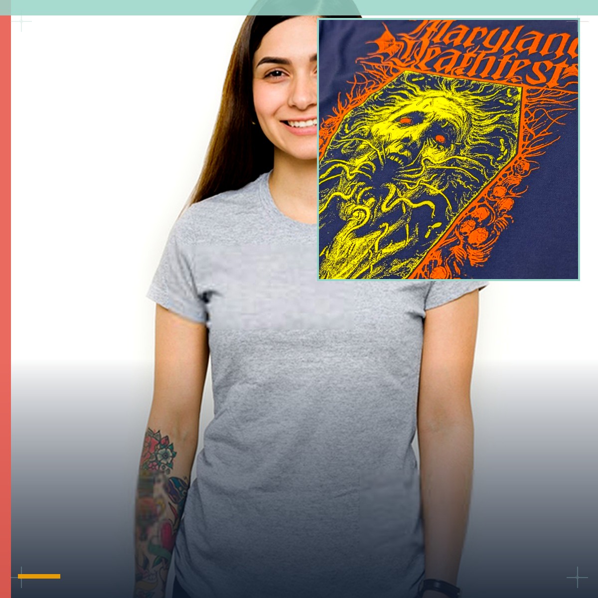Custom printed tees