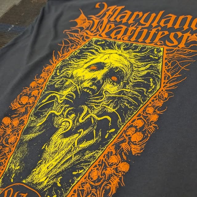 Deathfest print from Instagram